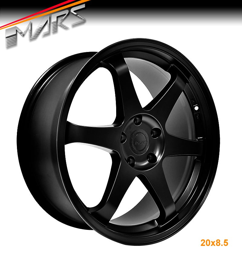 MARS JDM MP - 37 20 Inch JDM Matt Black Stag Concave Alloy Wheels Rims - Mars Performance