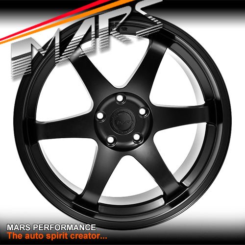 MARS JDM MP - 37 20 Inch JDM Matt Black Stag Concave Alloy Wheels Rims - Mars Performance