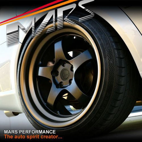 MARS JDM MP - S1 18 Inch Matt black Face with deep Matt bronze dish Alloy Wheels Rims - Mars Performance