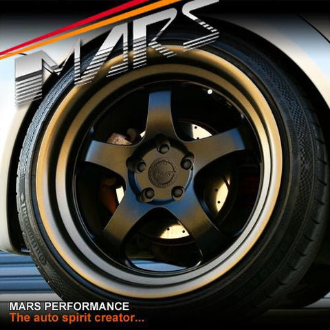 MARS JDM MP - S1 18 Inch Matt black Face with deep Matt bronze dish Alloy Wheels Rims - Mars Performance