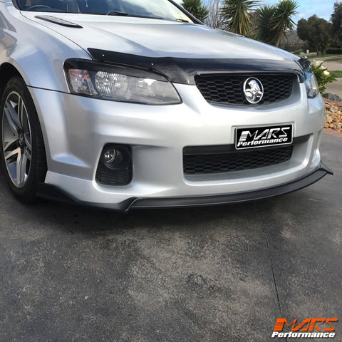 MARS Matt Black Front Bumper Bar Lip Spoiler for Holden Commodore VE Series 2 VE SS SS - V SV6 BodyKit - Mars Performance