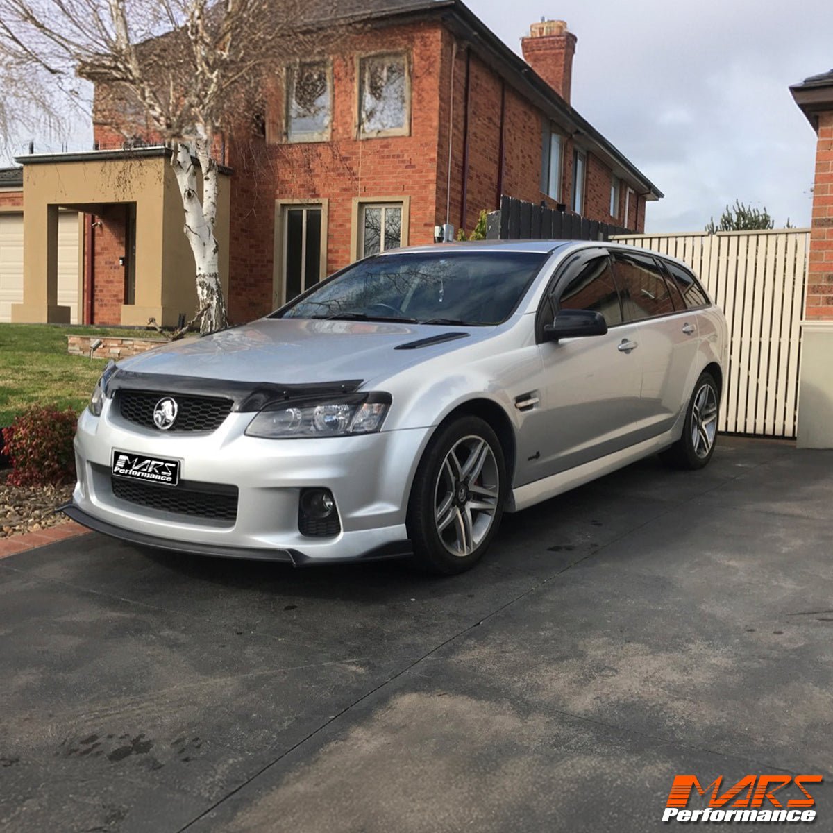 MARS Matt Black Front Bumper Bar Lip Spoiler for Holden Commodore VE Series 2 VE SS SS - V SV6 BodyKit - Mars Performance