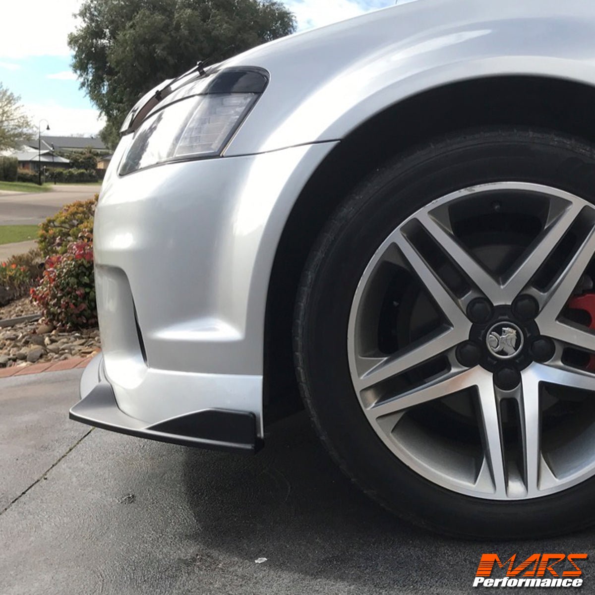 MARS Matt Black Front Bumper Bar Lip Spoiler for Holden Commodore VE Series 2 VE SS SS - V SV6 BodyKit - Mars Performance