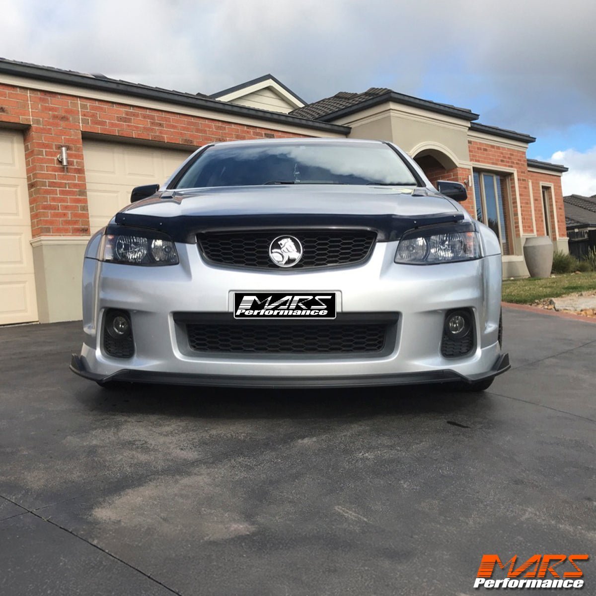 MARS Matt Black Front Bumper Bar Lip Spoiler for Holden Commodore VE Series 2 VE SS SS - V SV6 BodyKit - Mars Performance