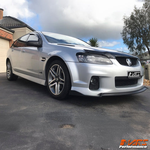 MARS Matt Black Front Bumper Bar Lip Spoiler for Holden Commodore VE Series 2 VE SS SS - V SV6 BodyKit - Mars Performance