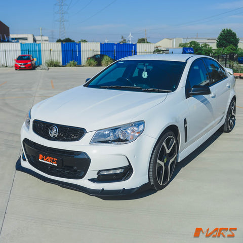 MARS Matt Black Front Bumper Bar Lip Spoiler for Holden Commodore VF Series 2 SS SS - V SV6 BodyKit - Mars Performance
