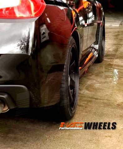 MARS MP - 37 18 inch JDM Stag Matt Black Alloy Wheels Rims 5 x 114.3 - Mars Performance