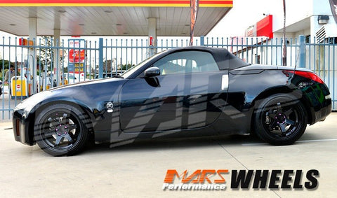 MARS MP - 37 18 inch JDM Stag Matt Black Alloy Wheels Rims 5 x 114.3 - Mars Performance