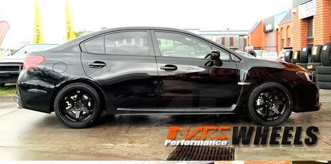 MARS MP - 37 18 inch JDM Stag Matt Black Alloy Wheels Rims 5 x 114.3 - Mars Performance