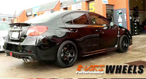 MARS MP - 37 18 inch JDM Stag Matt Black Alloy Wheels Rims 5 x 114.3 - Mars Performance
