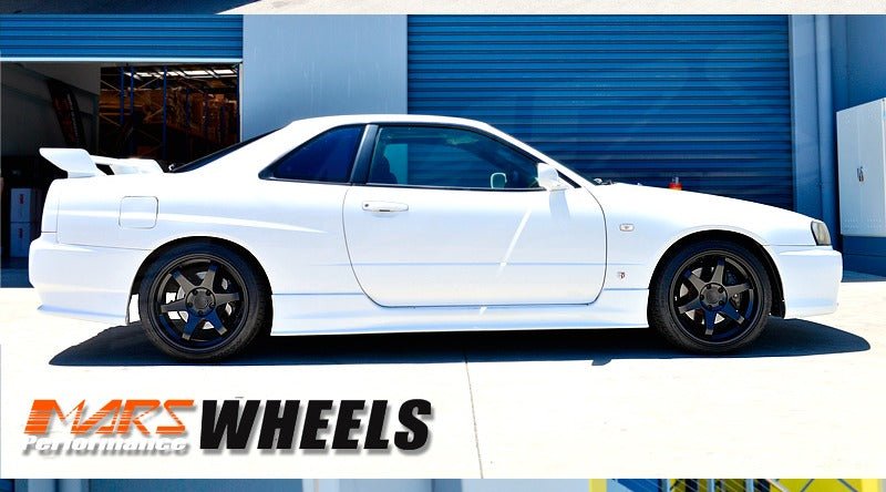 MARS MP - 37 18 inch JDM Stag Matt Black Alloy Wheels Rims 5 x 114.3 - Mars Performance