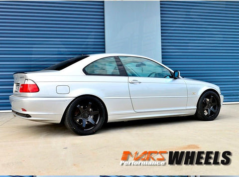 MARS MP - 37 18 Inch Matt Black JDM Stag Alloy Wheels Rims 5 x 120 - Mars Performance