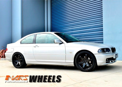 MARS MP - 37 18 Inch Matt Black JDM Stag Alloy Wheels Rims 5 x 120 - Mars Performance