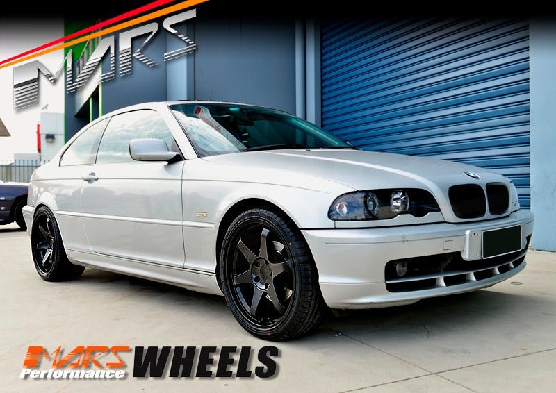 MARS MP - 37 18 Inch Matt Black JDM Stag Alloy Wheels Rims 5 x 120 - Mars Performance