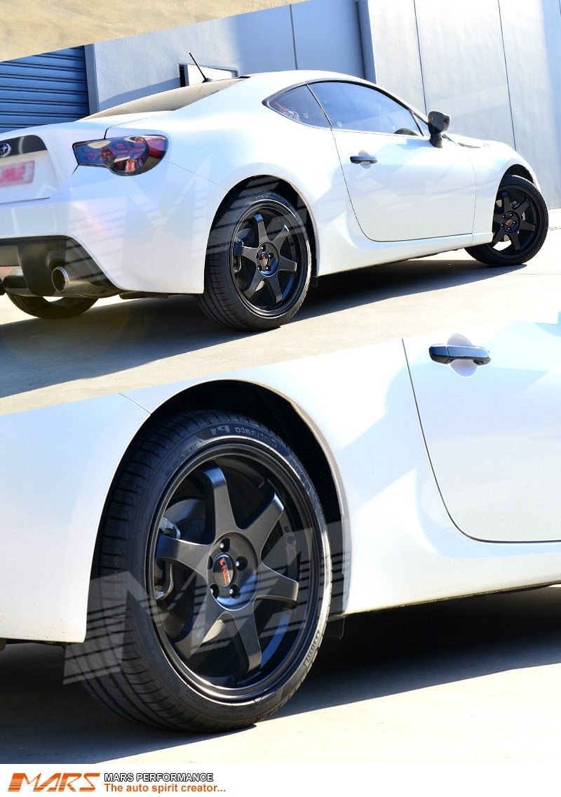 MARS MP - 37 18 Inch Matt Black JDM Stag Alloy Wheels Rims 5x100 - Mars Performance