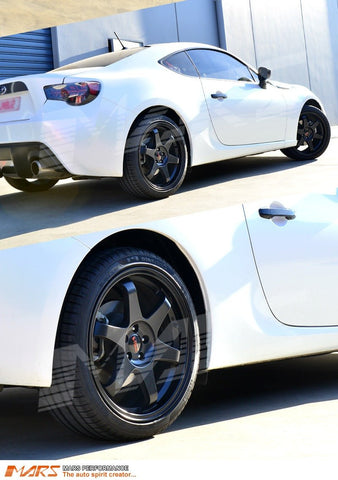 MARS MP - 37 18 Inch Matt Black JDM Stag Alloy Wheels Rims 5x100 - Mars Performance