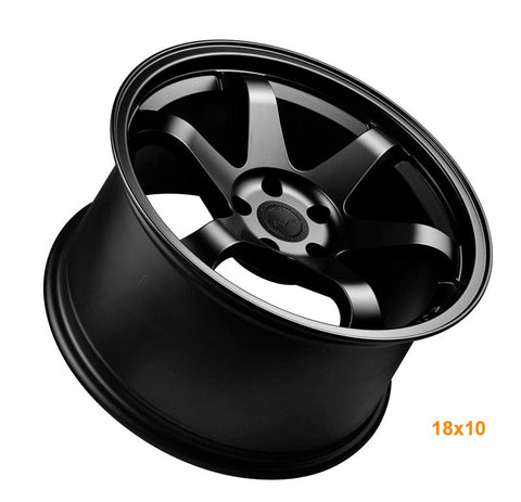 MARS MP - 37 18 Inch Matt Black JDM Stag Alloy Wheels Rims 5x100 - Mars Performance