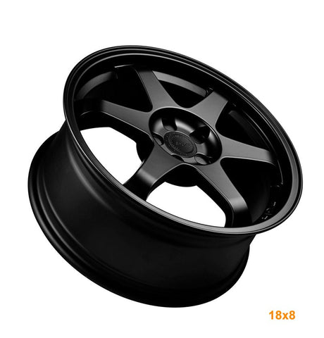MARS MP - 37 18 Inch Matt Black JDM Stag Alloy Wheels Rims 5x100 - Mars Performance