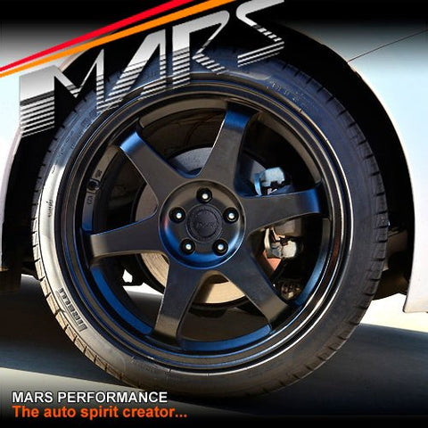 MARS MP - 37 18 Inch Matt Black JDM Stag Alloy Wheels Rims 5x100 - Mars Performance