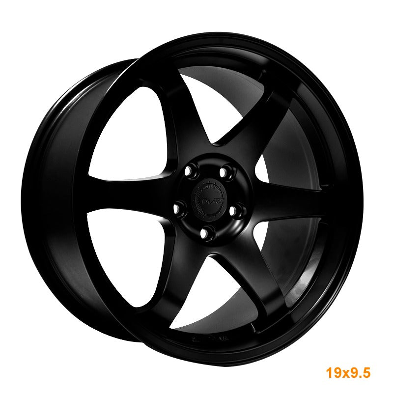 MARS MP - 37 4 x 19 JDM Matt Black Stag Alloy Wheels Rims 5 x 114.3 - Mars Performance