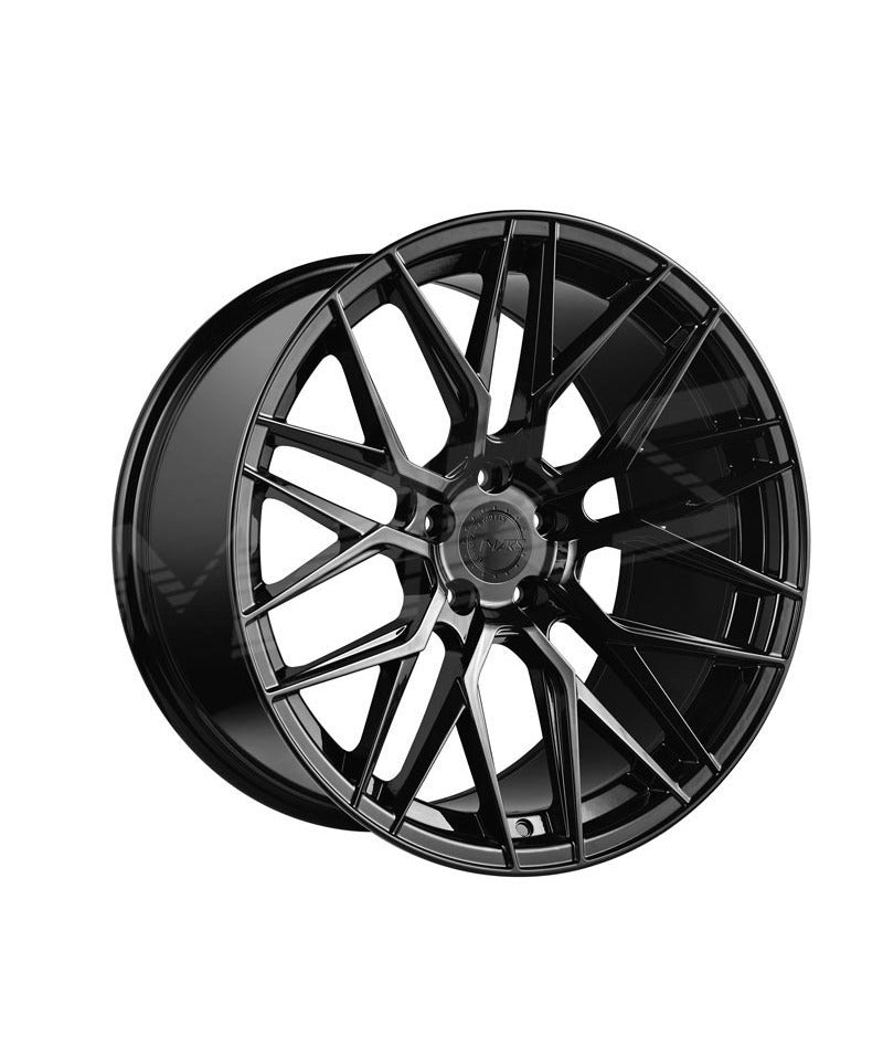 MARS MP - J2 Gloss Black 4x 20 Inch Concave Stag Alloy Wheels Rims 5x112 - Mars Performance