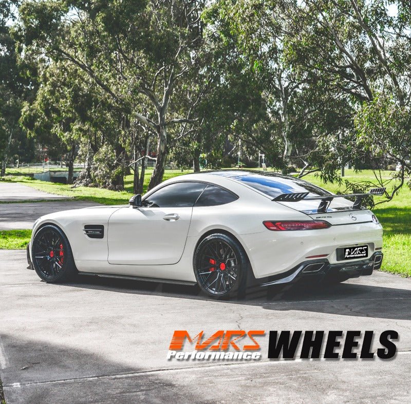 MARS MP - J2 Gloss Black 4x 20 Inch Concave Stag Alloy Wheels Rims 5x112 - Mars Performance