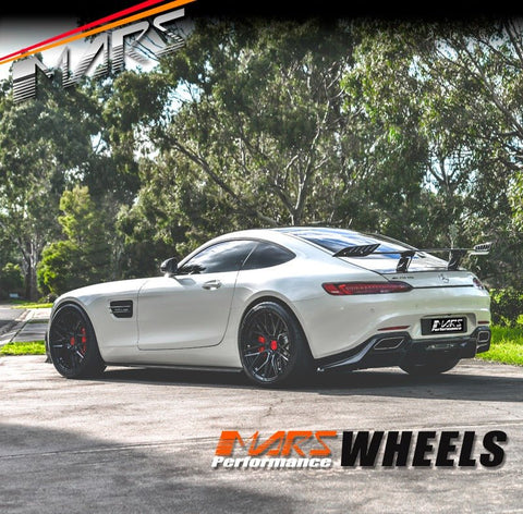 MARS MP - J2 Gloss Black 4x 20 Inch Concave Stag Alloy Wheels Rims 5x112 - Mars Performance