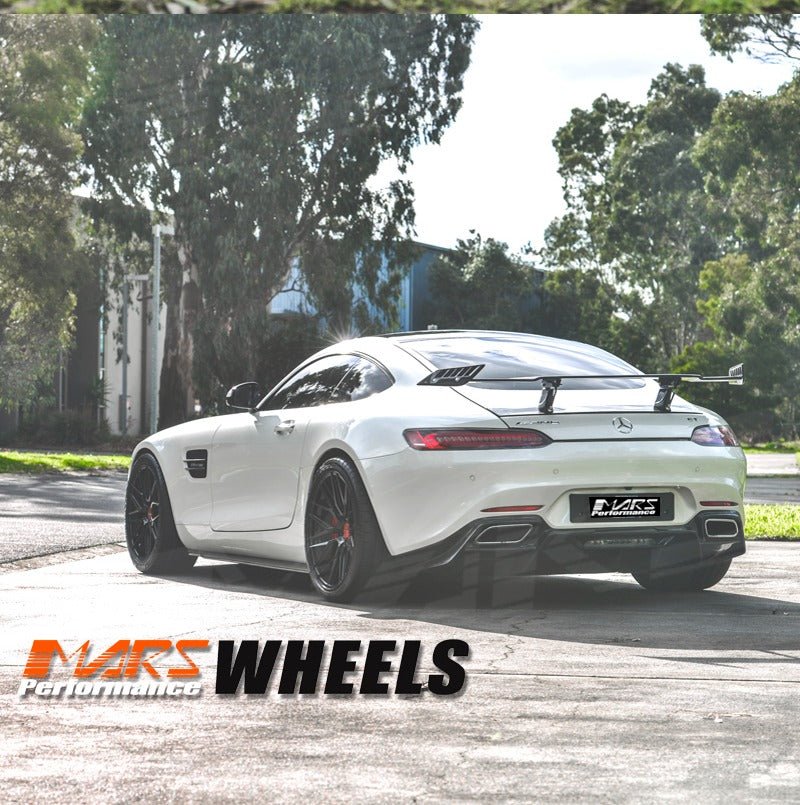 MARS MP - J2 Gloss Black 4x 20 Inch Concave Stag Alloy Wheels Rims 5x112 - Mars Performance