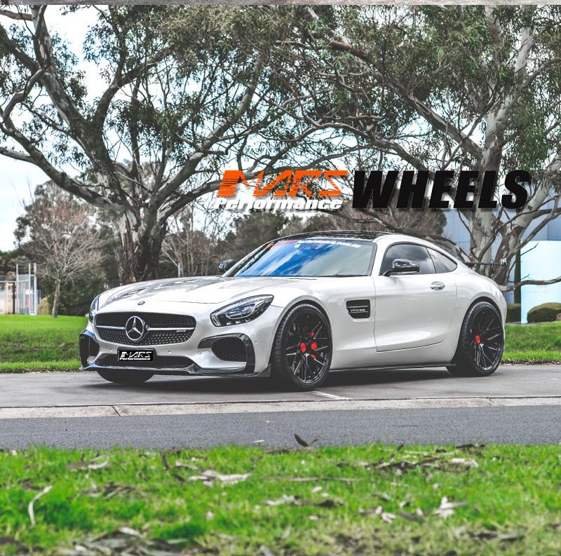 MARS MP - J2 Gloss Black 4x 20 Inch Concave Stag Alloy Wheels Rims 5x112 - Mars Performance