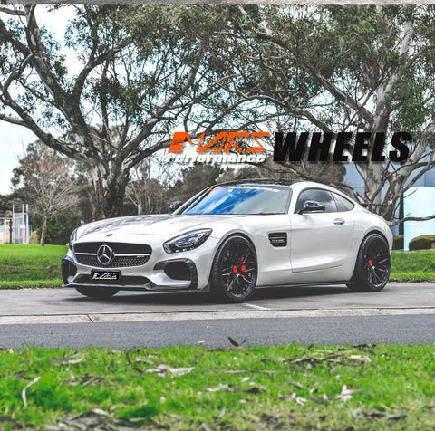 MARS MP - J2 Gloss Black 4x 20 Inch Concave Stag Alloy Wheels Rims 5x112 - Mars Performance