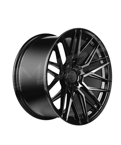 MARS MP - J2 Gloss Black 4x 20 Inch Concave Stag Alloy Wheels Rims 5x112 - Mars Performance