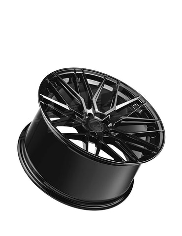 MARS MP - J2 Gloss Black 4x 20 Inch Concave Stag Alloy Wheels Rims 5x112 - Mars Performance