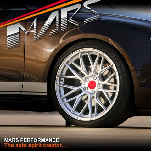 MARS MP - J2 Machined Silver 4x 20 Inch Concave Stag Alloy Wheels Rims 5x114.3 - Mars Performance