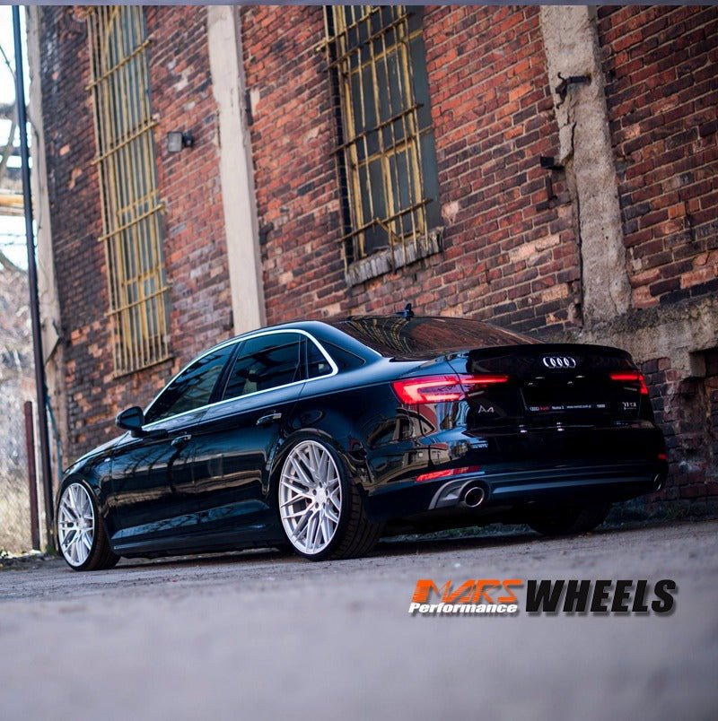 MARS MP - J2 Machined Silver 4x 20 Inch Concave Stag Alloy Wheels Rims 5x120 - Mars Performance