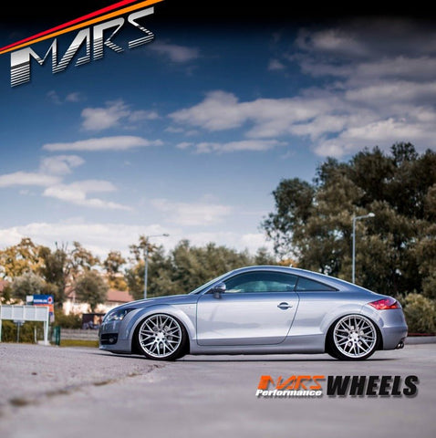MARS MP - J2 Machined Silver 4x 20 Inch Concave Stag Alloy Wheels Rims 5x120 - Mars Performance