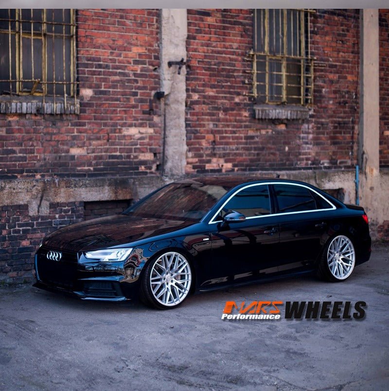 MARS MP - J2 Machined Silver 4x 20 Inch Concave Stag Alloy Wheels Rims 5x120 - Mars Performance