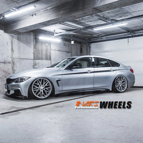 MARS MP - J2 Machined Silver 4x 20 Inch Concave Stag Alloy Wheels Rims 5x120 - Mars Performance