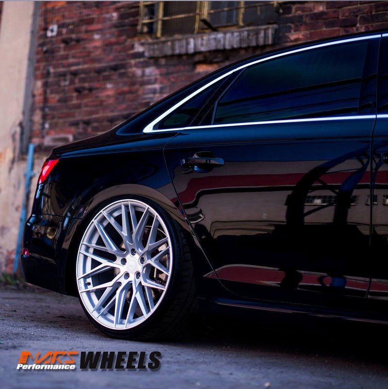 MARS MP - J2 Machined Silver 4x 20 Inch Concave Stag Alloy Wheels Rims 5x120 - Mars Performance
