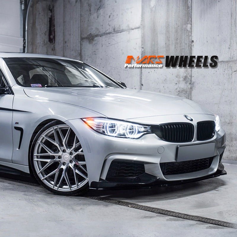 MARS MP - J2 Machined Silver 4x 20 Inch Concave Stag Alloy Wheels Rims 5x120 - Mars Performance