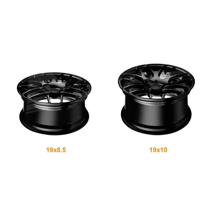 MARS MP - JL Gloss Black 19 inch Concave Stag Alloy Wheels Rims 5x120 - Mars Performance