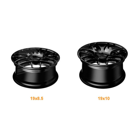 MARS MP - JL Gloss Black 19 inch Concave Stag Alloy Wheels Rims 5x120 - Mars Performance