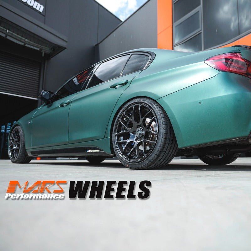 MARS MP - JL Gloss Black 19 inch Concave Stag Alloy Wheels Rims 5x120 - Mars Performance