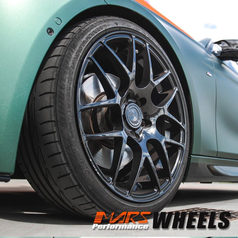 MARS MP - JL Gloss Black 19 inch Concave Stag Alloy Wheels Rims 5x120 - Mars Performance