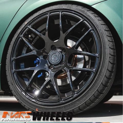 MARS MP - JL Gloss Black 19 inch Concave Stag Alloy Wheels Rims 5x120 - Mars Performance