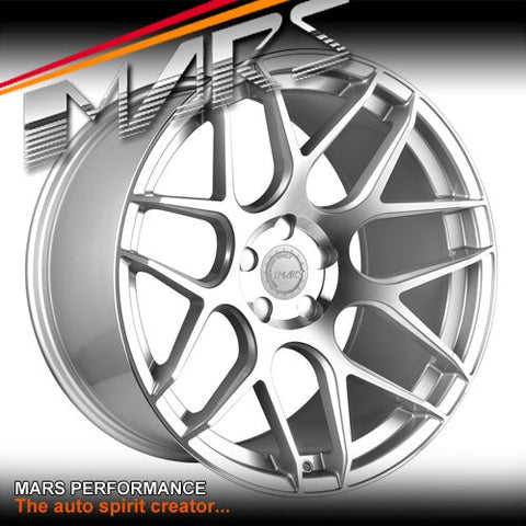 MARS MP - JW Hyper Silver 20 inch Concave Stag Alloy Wheels Rims 5x114.3 - Mars Performance