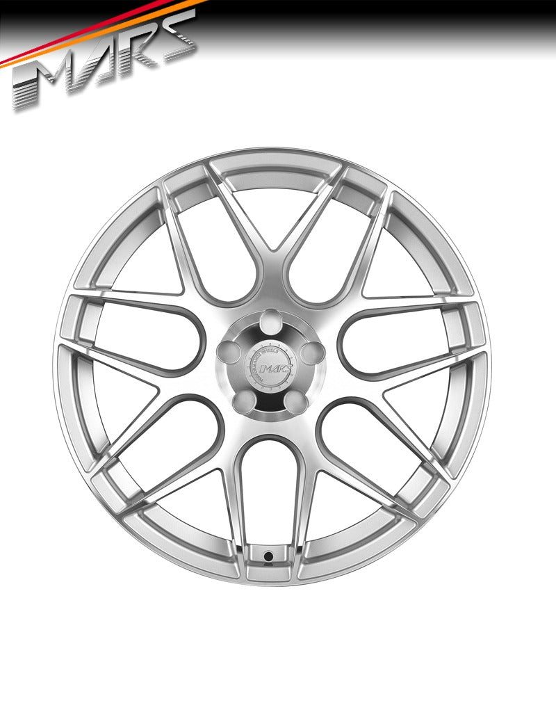 MARS MP - JW Hyper Silver 20 inch Concave Stag Alloy Wheels Rims 5x114.3 - Mars Performance