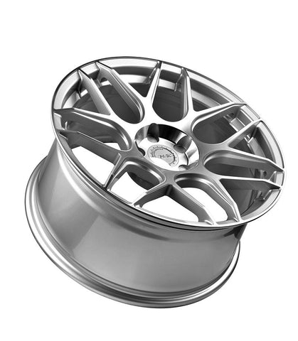 MARS MP - JW Machined Silver 19 Inch Stag Concave Alloy Wheels Rims 5x114.3 - Mars Performance