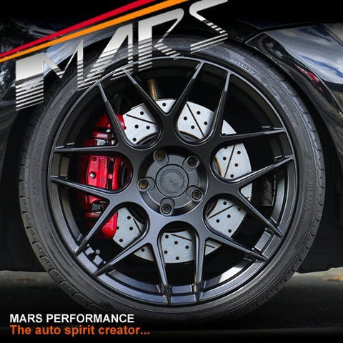 MARS MP - JW Matt Black 19 inch Concave Stag Alloy Wheels Rims 5x120 - Mars Performance