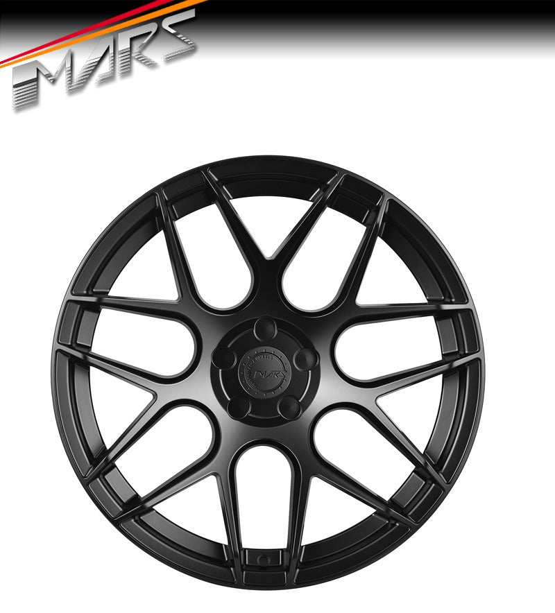 MARS MP - JW Matt Black 20 inch Concave Stag Alloy Wheels Rims 5x114.3 - Mars Performance