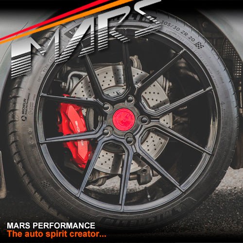 MARS MP - K2 Gloss Black 4x 20 Inch Concave Stag Alloy Wheels Rims 5x120 - Mars Performance